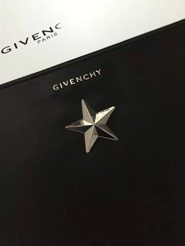 GIVENCHY ジバンシィスーパーコピー 2017新作 シルバースター ラージ クラッチバック_BLACK 06351655 008